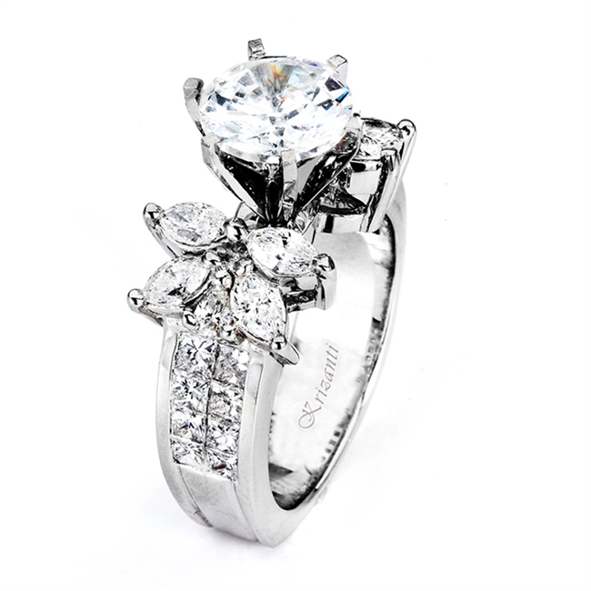 18KTW INVISIBLE SET ENGAGEMENT RING 2.02CT